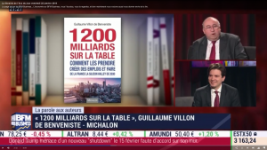 La librairie de l'Eco - BFM Business - 1200 milliards sur la table - Guillaume Villon de Benveniste
