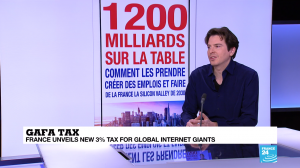 France 24 - Guillaume Villon de Benveniste - GAFA Tax