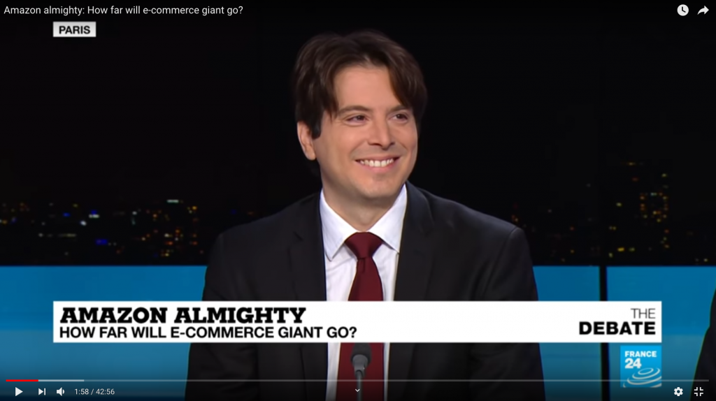 Guillaume Villon de Benveniste on The Debate on France 24 - Amazon Almighty