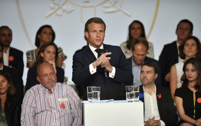 Emmanuel Macron - France Digital Day - courtesy of Sputnik